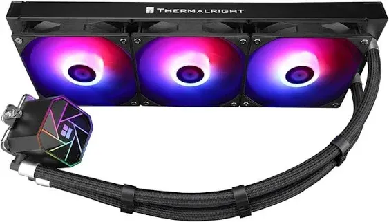 THERMALRIGHT Aqua Elite 360 V3 Aio Water Cooler, 360 Liquid Cooling Radiator, ARGB PWM Cooling Fan for Intel LGA1150/1151/1155/1156/1200/2011/1700, AMD: AM4/AM5, PC Cooler Ai