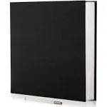 Photo Album Self Adhesive 3x5 4x6 5x7 6x8 8x10 8.5x11 11x10.6 Magnetic Scrapbook Album DIY Length 11x10.6 Inch 40 Pages Linen Cover with A Metallic Pen and DIY Accessories(Black)