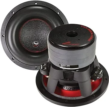 Audiopipe TXX-BDC4-10D2 10-inch Woofer Dual 2 Ohm Subwoofer Quad Stack 900 Watts RMS 1800 Watt Max Voice Coil 2.5" BASV 4-Layer