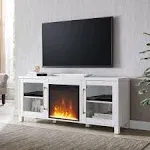 Quincy TV Stand with Fireplace Insert