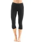 Icebreaker Merino Women's 200 Oasis Cold Weather 3/4 Leggings, Wool Base Layer Thermal Pants