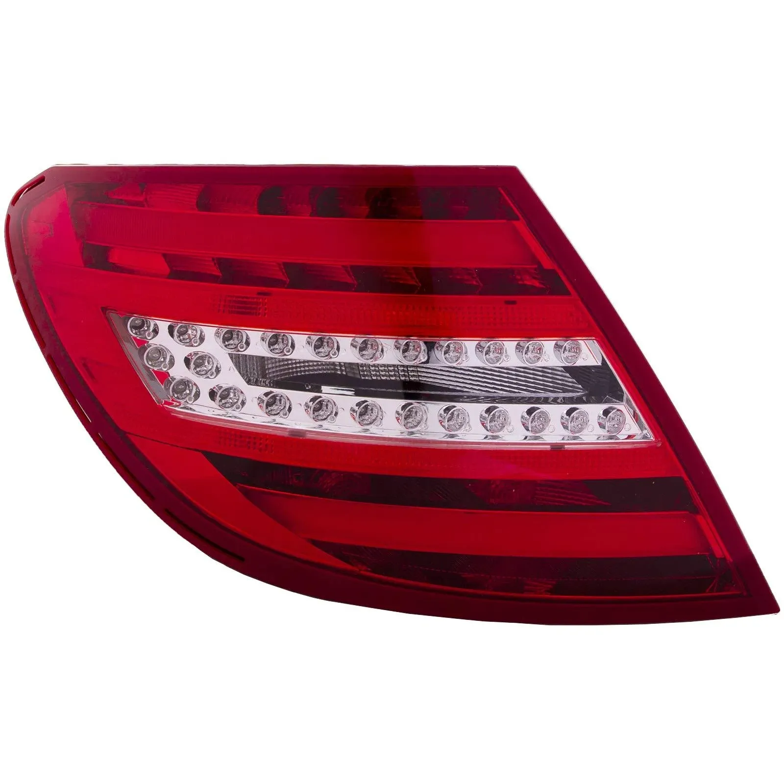 HEADLIGHTSDEPOT Tail Light Left Driver Compatible with Mercedes-Benz 2012-2015 C-Class Sedan/Coupe C250/C350/C63 AMG