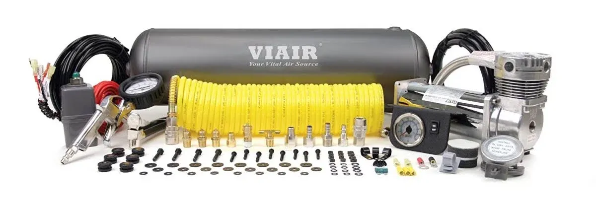 Viair Dual Gen 2 485C Onboard Air System - 200 PSI - Stealth Black