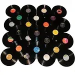 LOT OF 10 VINYL 12" INCH RECORDS FOR CRAFTS DECORATIONS, LP