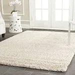 Safavieh California Shag SG151-1313 5'3" x 5'3" Round Beige Area Rug