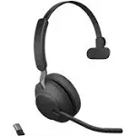 jabra Evolve2 65 UC Wireless Noise Canceling Computer Headset, UC Certified, Black (26599-889-999)