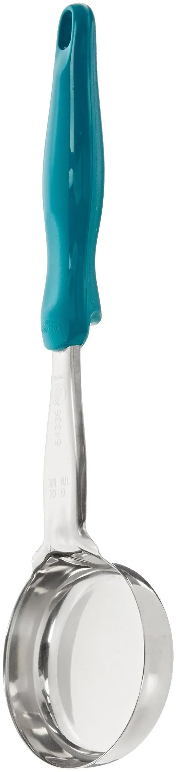 Vollrath 6433655 Teal 6 Ounce Round Solid Spoodle