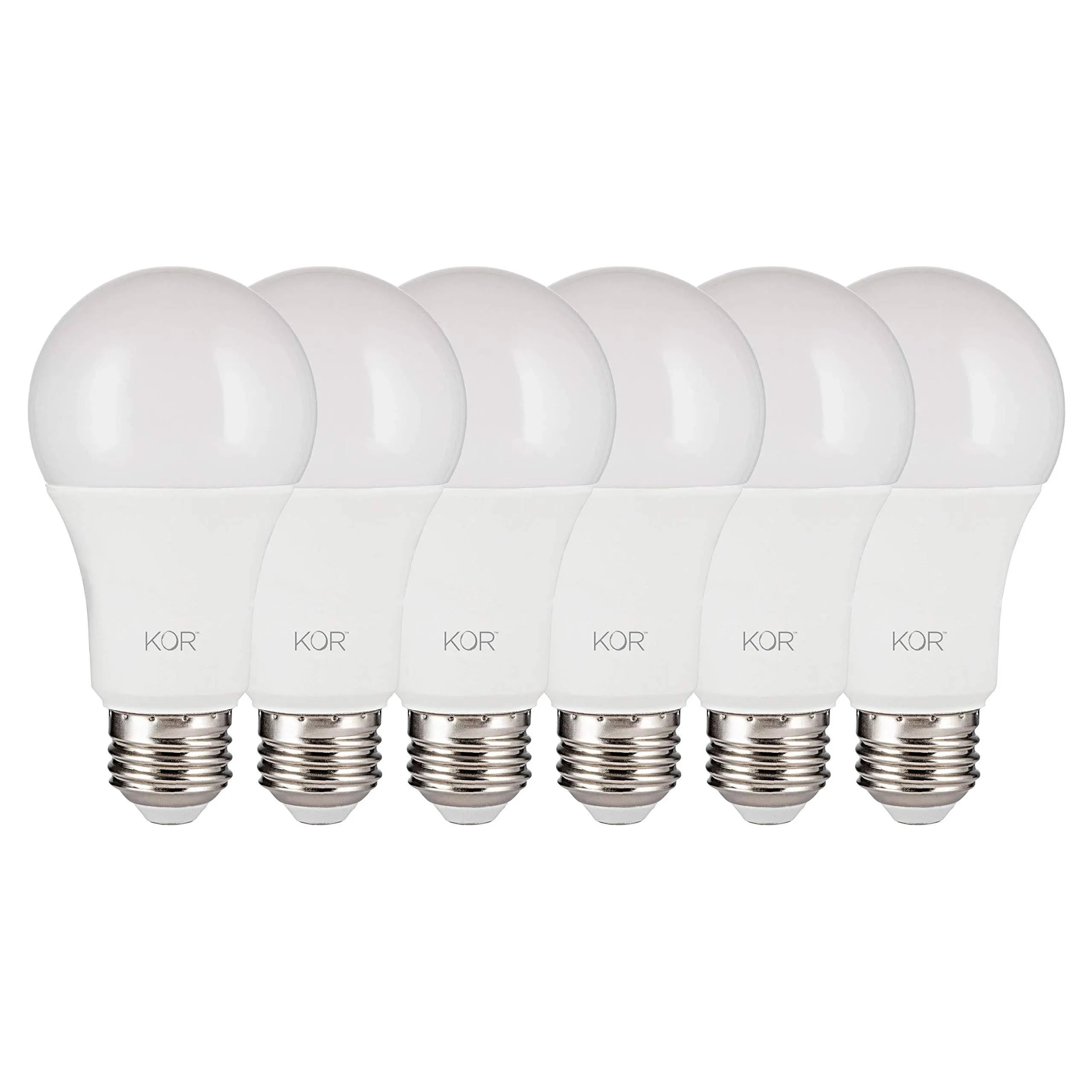 6 Pack LED Bulbs 15W 100W 120V A19 E26 Non-Dimmable 1500 Lumens 2700k Warm White