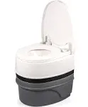 Camco 41544 Premium Travel Toilet with Detachable Tank Features A 5.