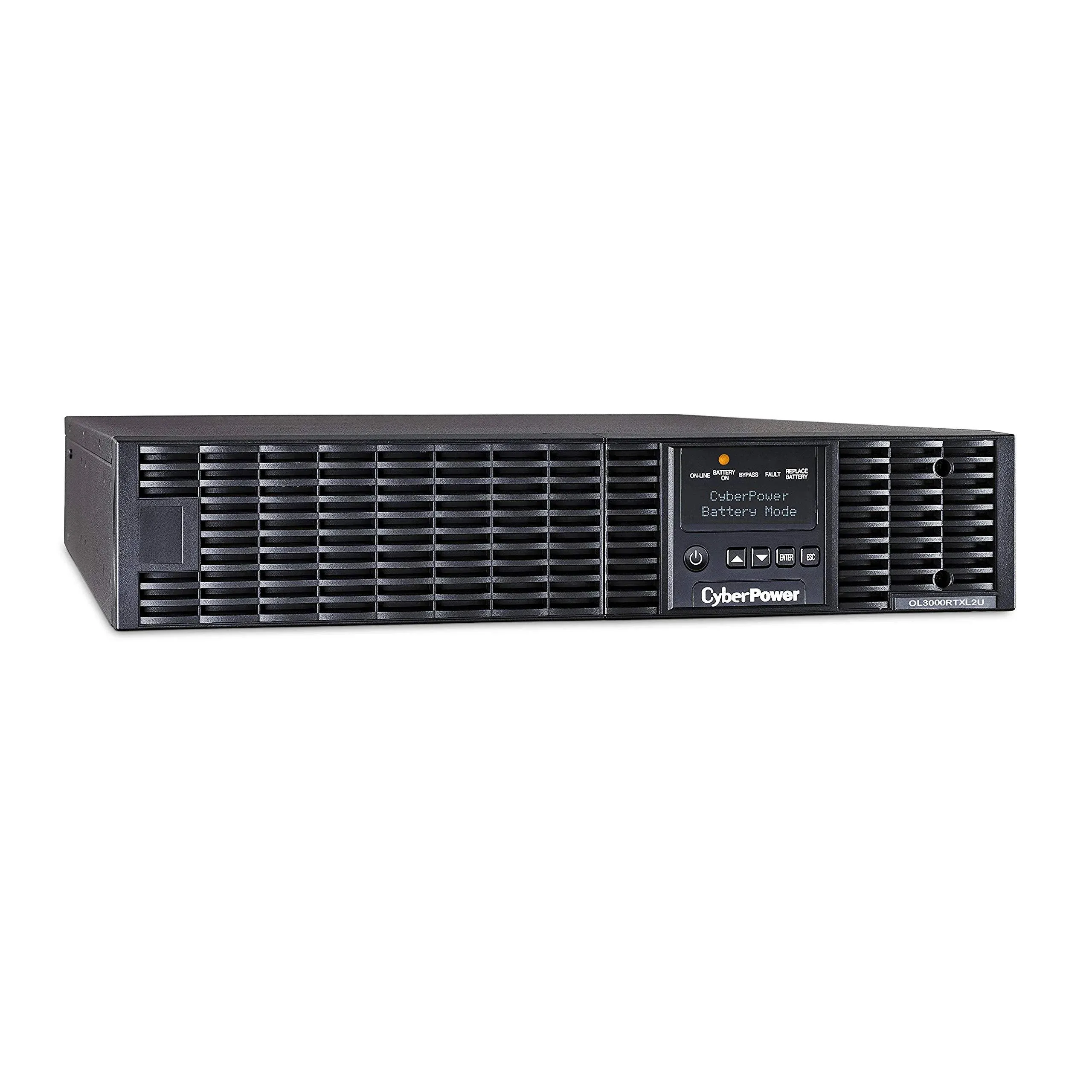 CyberPower OL3000RTXL2U Smart App Online UPS System, 3000VA/2700W, 7 Outlets, 2U Rack/Tower