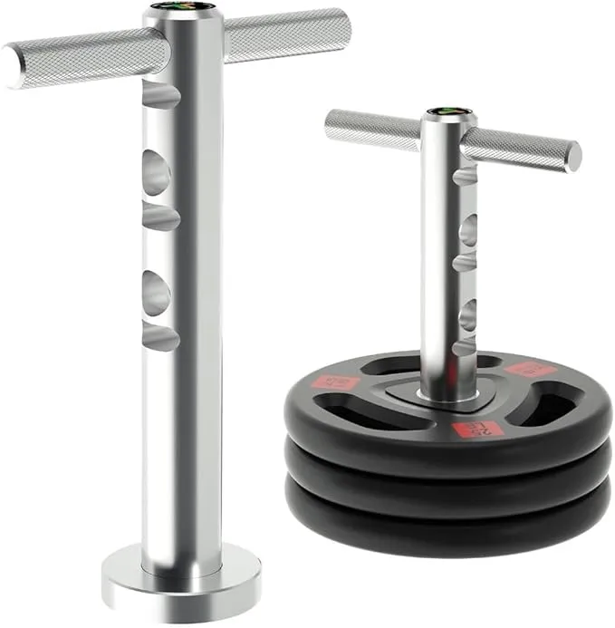 T-Bell Aluminum Strength & Conditioning Weight Lifting T-Bar, 14" H x 12" W x 2" Diameter