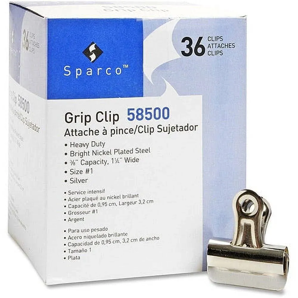 Business Source Bulldog Clip, Silver (58500)