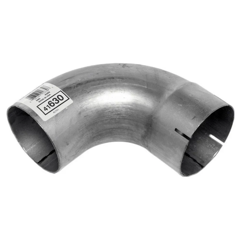 Walker® 41630 - Heavy Duty Aluminized Steel 90 Degree Exhaust Elbow Pipe (4&quot; Diameter, 4&quot; Inlet, 4&quot; Outlet, 12&quot; Overall Length, 4&quot; Bend Radius)