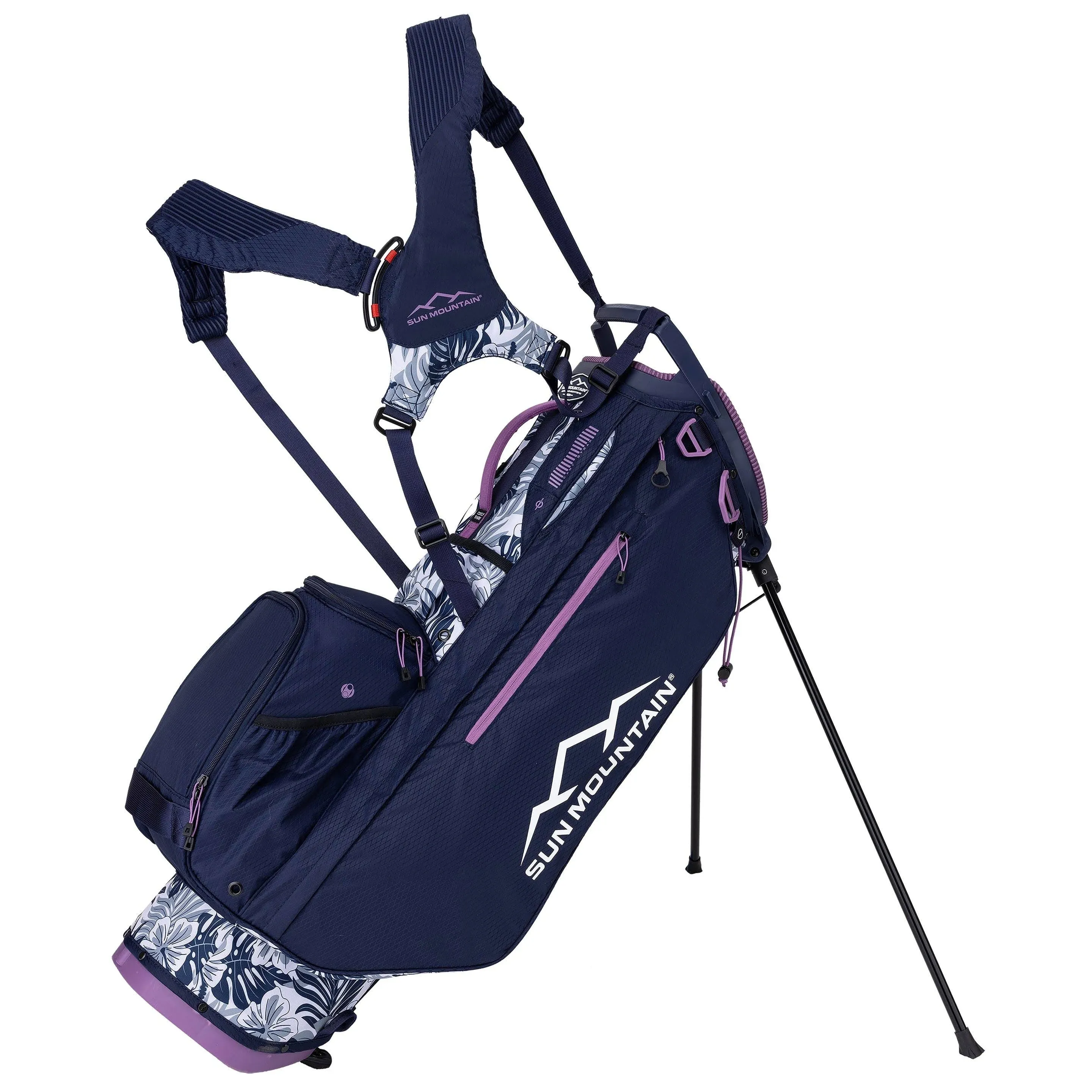 Sun Mountain 2024 Women\'s 3.5 14-Way Golf Stand Bag Highline Black Punch