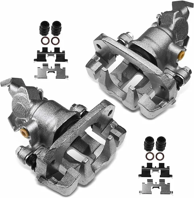 A-premium Brake Caliper Assembly with Bracket Compatible with Datsun 280ZX 1982-1983 Rear Driver and Passenger 2-Pc APBC2122