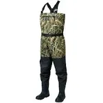 BASSDASH IMMERSE Breathable Ripstop Stocking Boot Foot Fishing Hunting Waders Lightweight Grey Camo Chest Wader for Men Women