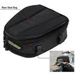 JFG RACING Motorcycle Tail Bag,Universal 11.5L Multifunctional Rear Seat Luggage Bags for Most Motorcycle Dirt Pit Street Sports Bike