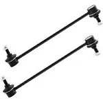 Boxi MN101368 2pcs Front Sway Stabilizer Bar End Link Kit Replacement for Chrysler Daewoo Dodge Jeep Mazda Mitsubishi 5174185aa 5174185ab, Black