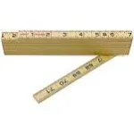 Rhino Rulers Folding Inside Reading Carpenter's Ruler 6' Length - 55145, Multi