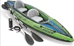 INTEX 68306EP Challenger K2 Inflatable Kayak Set: Includes Deluxe 86in Aluminum