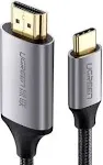 NEW UGREEN USB Type-C To HDMI 4k/60Hz 1.5m Cable Adapter Aluminum Thunderbolt 3 