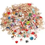 350Pcs Wholesale Bulk Lots Gold Plated Enamel Jewelry Making Charms