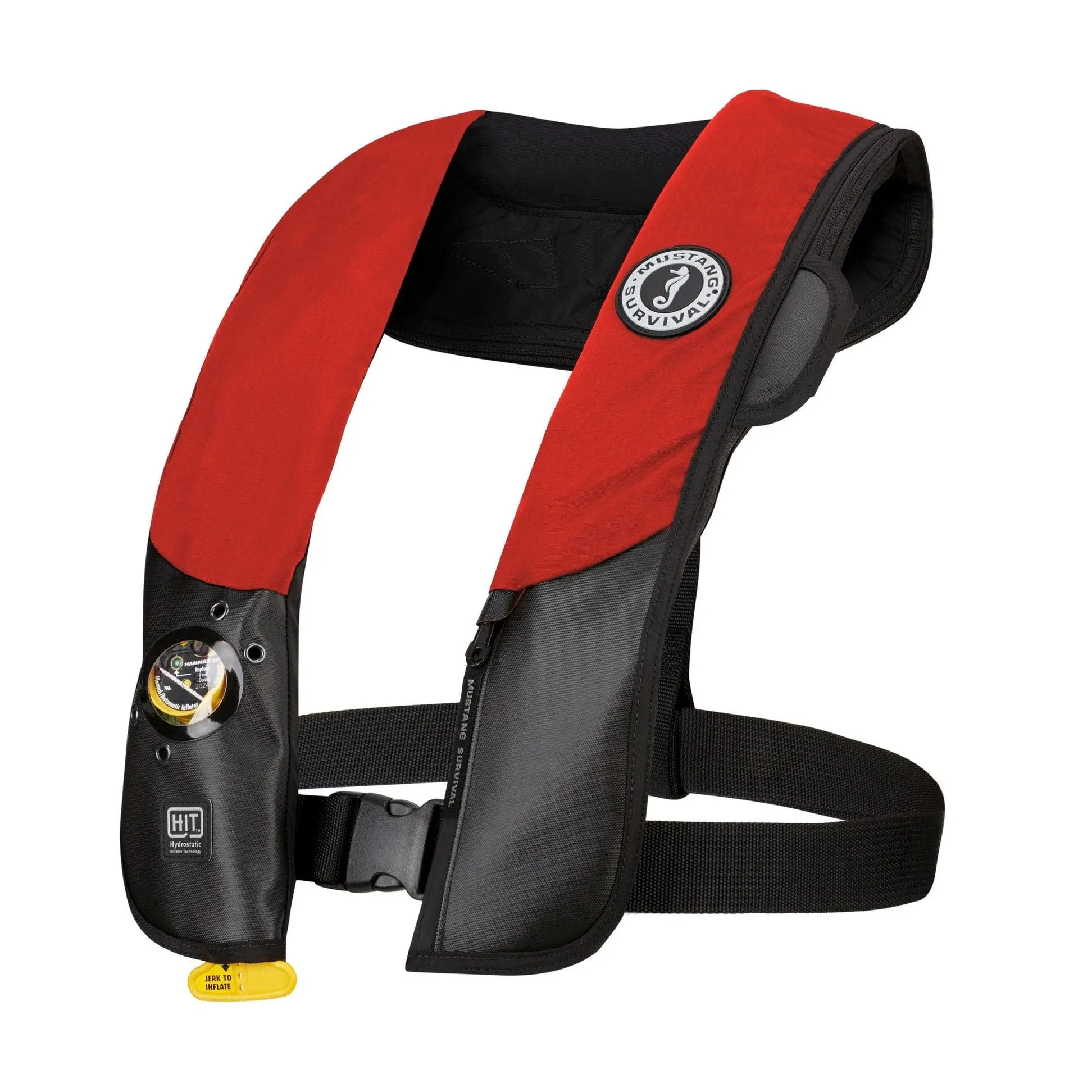 Mustang HIT Hydrostatic Inflatable PFD - Red/Black - Automatic/Manu<wbr/>al