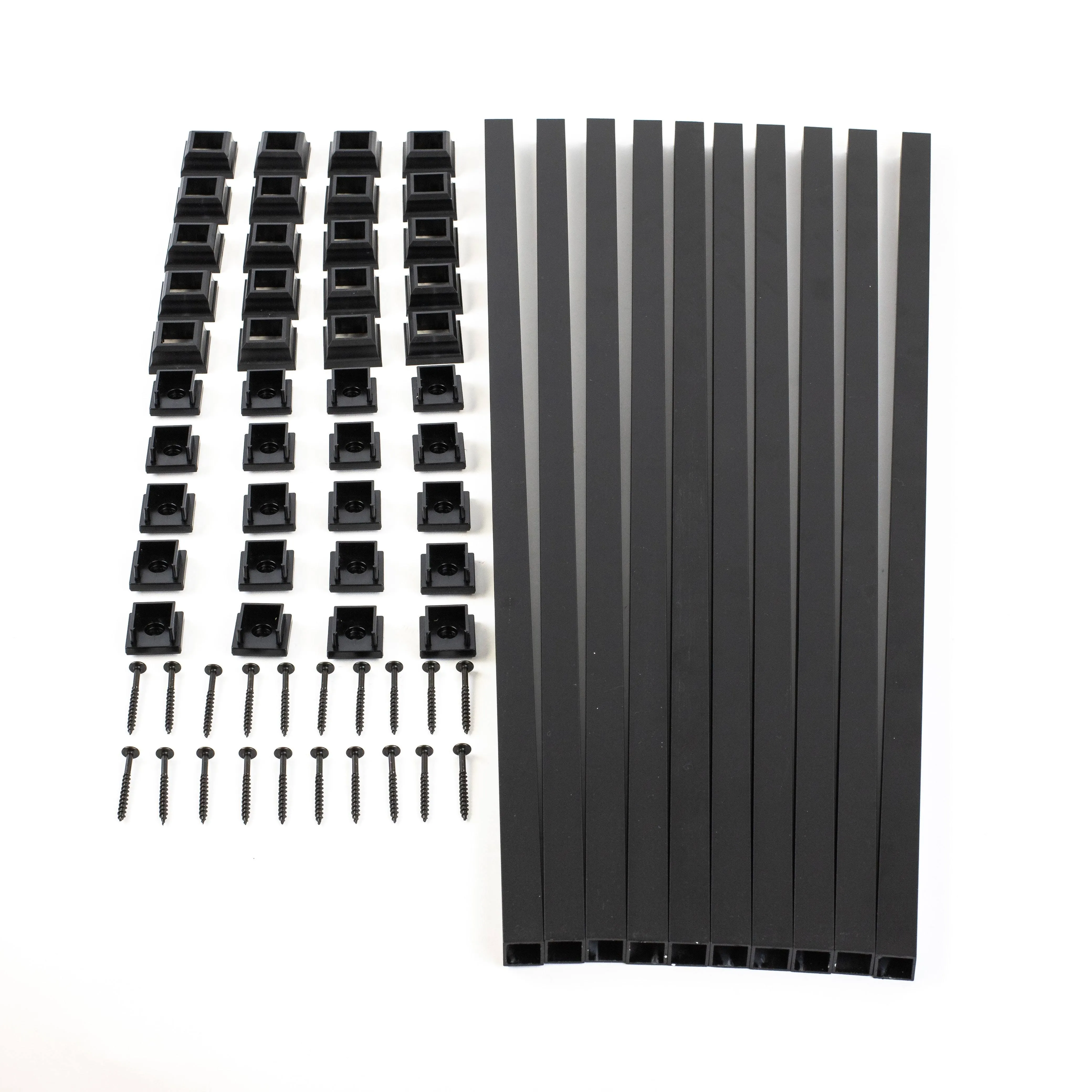 Snap'n Lock Baluster Kit-Round - Black / 3/4" x 25" / 10-Pack