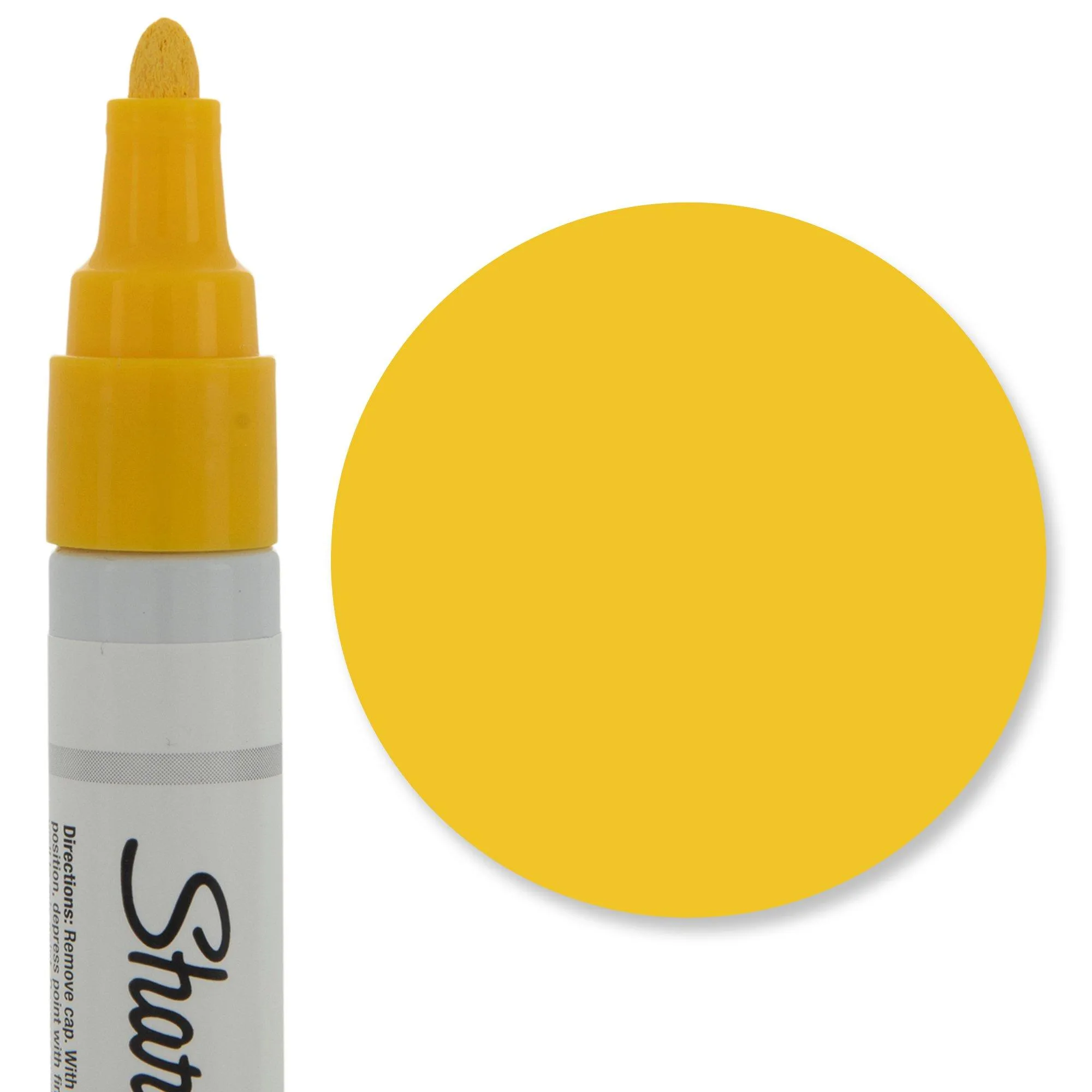 Yellow Sharpie Medium Point Oil Paint Marker