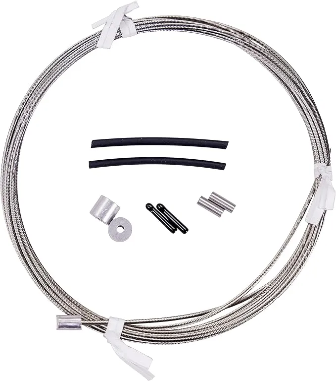 Bare Wire Replacement Jump Rope Speed Cable - 1/16" Stainless Steel Cable - 10ft ...