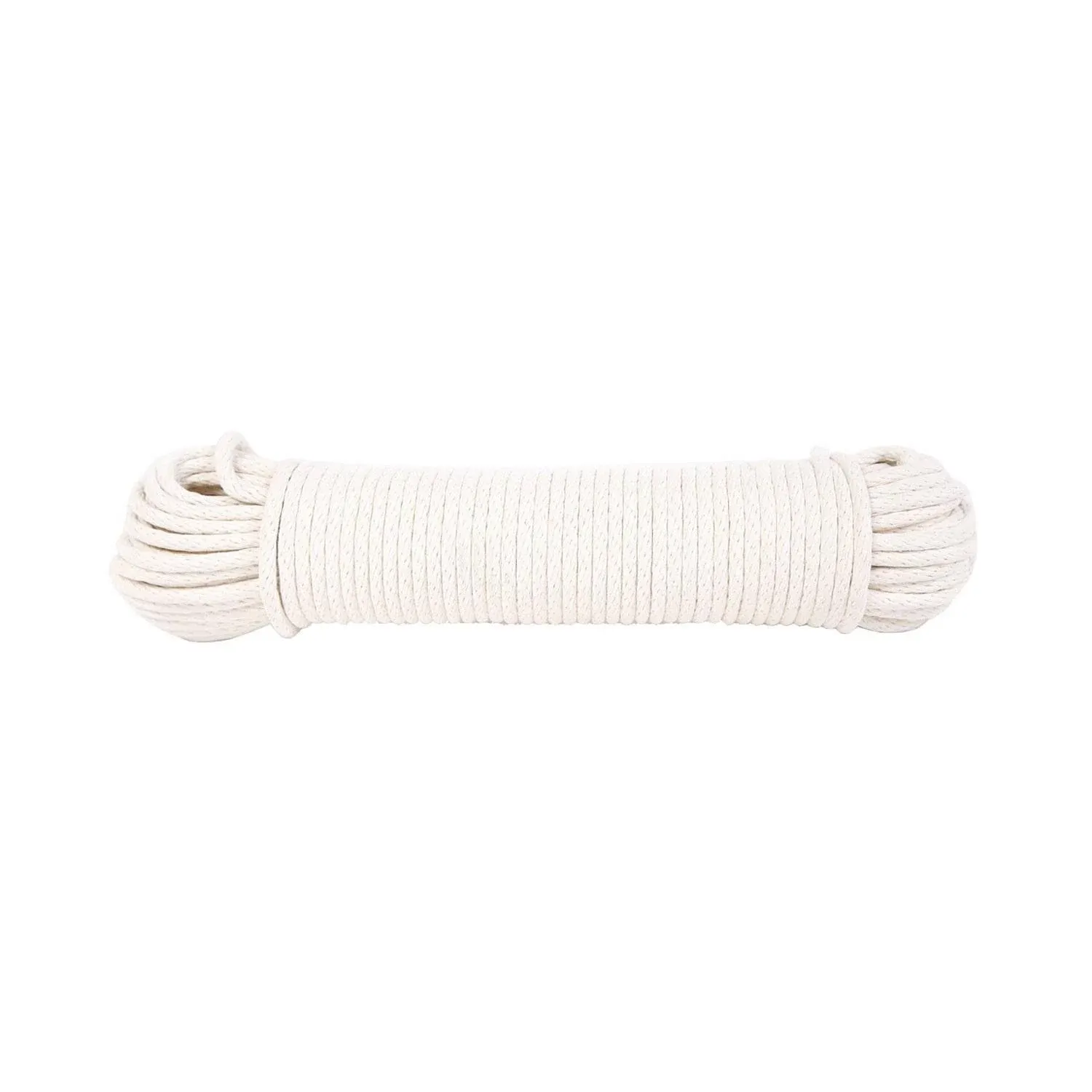 Koch Industries 1/4 in. D X 100 ft. L White Braided Cotton Poly Blend Sash Cord