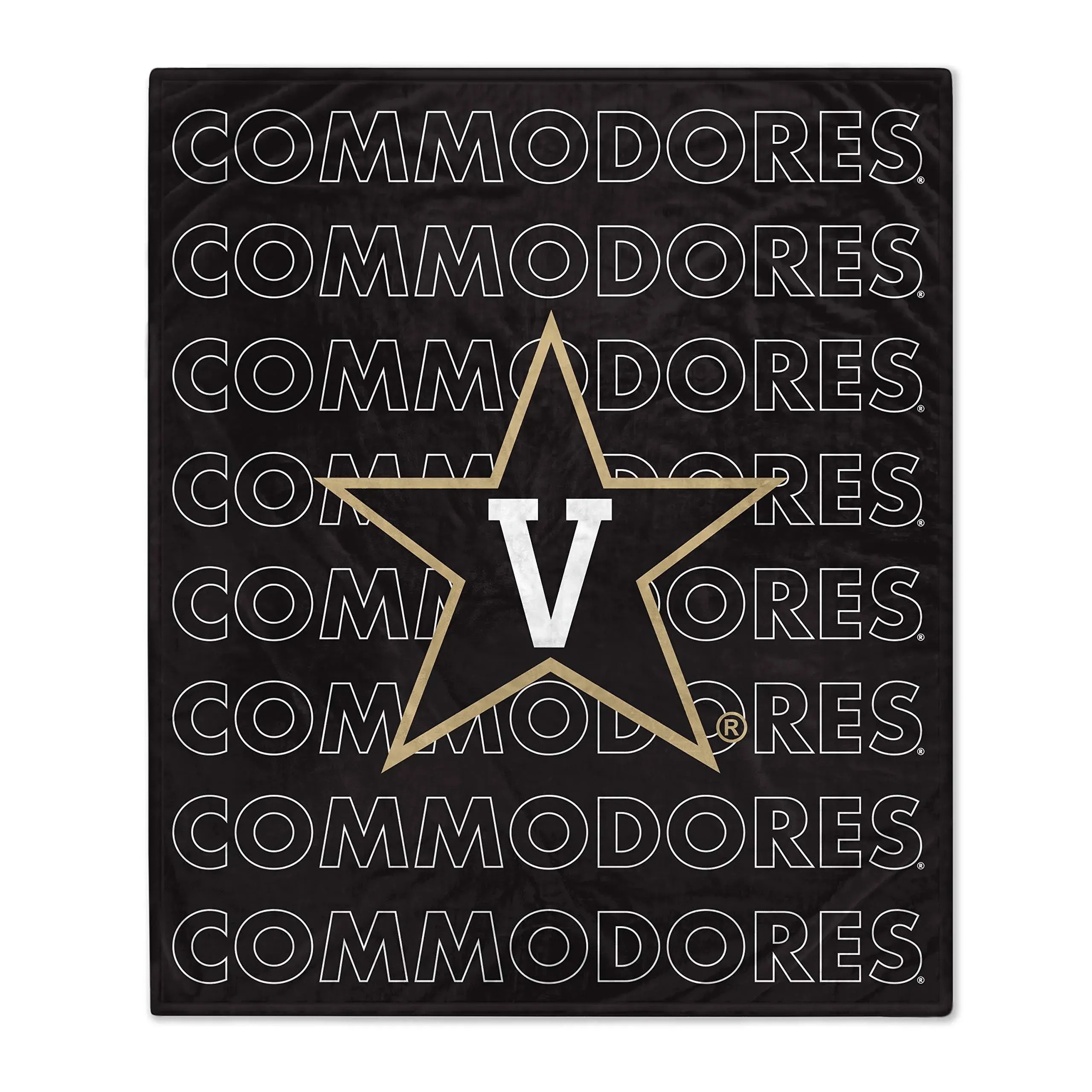 Vanderbilt Commodores 60" x 70" Echo Wordmark Lightweight Blanket