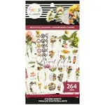 Happy Planner Flower Stickers Beautiful Blooms Sticker Sheet Book 264  Pieces