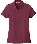 Port Authority L100 Ladies Core Classic Pique Polo - Burgundy - L