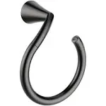 MOEN YB2386BL Glyde Towel Ring In Matte Black