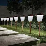 Pure Garden Solar Path Lights Set of 8