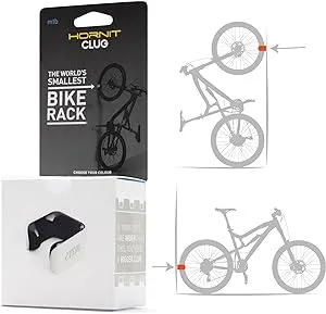 Hornit CLUG Bike Clip Indoor & Outdoor Bicycle Storage Rack & Mount System, 5 Sizes, Easy to install