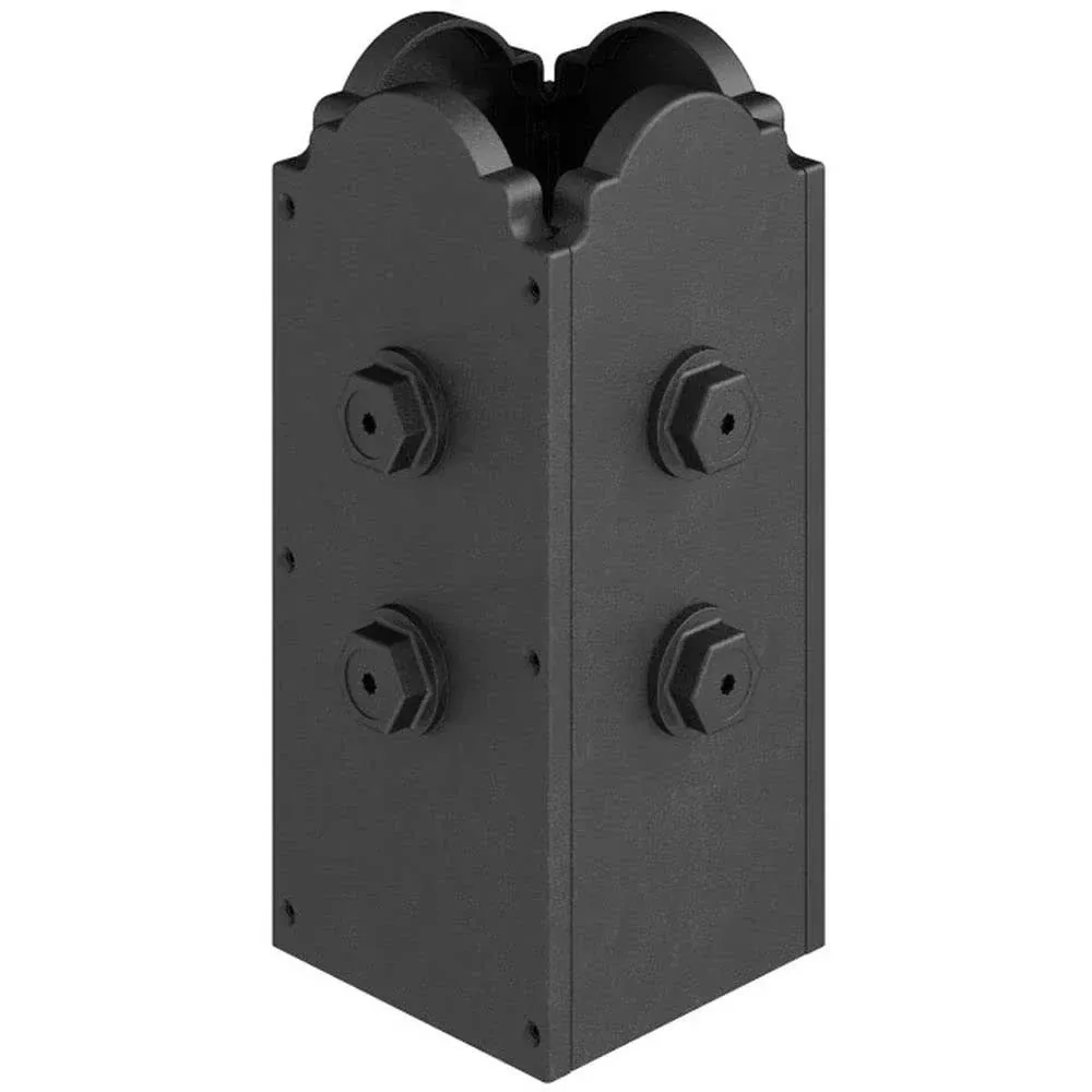 Simpson Strong-Tie APBDW44 Outdoor Accents Mission Collection Decorative Post Base Cover for 4x4 Post