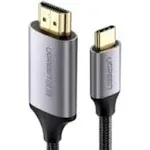 UGREEN USB C to HDMI Cable (4K@60Hz) 6.6FT, Type C to HDMI Adapter Thunderbolt 4/3 to HDMI for Home Office Compatible with iPhone 16 Pro Max Plus, MacBook Pro Air iPad Pro, XPS, Galaxy S24 Steam Deck