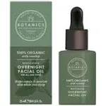 Botanics Plant Skincare Natural Organic Overnight Hydrating Facial Oil 25ml New