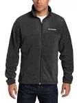 Columbia Men&#039;s Granite Mountain Fleece Jacket Size Medium Charcoal Gray