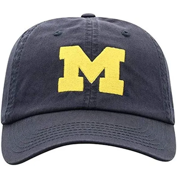 "Top of the World Michigan Wolverines Men's Adjustable Relaxed Fit Team Icon Hat, Adjustable"