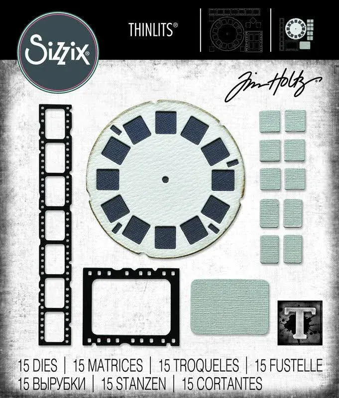 Sizzix - Tim Holtz - Thinlits Dies - Vault Picture Show