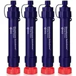 Membrane Solutions WS02 4 Stage Water Filter Straw Detachable