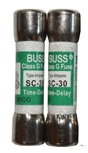 SC-30 30 Amp Class G Time Delay Fuse (2 Pack) QSU