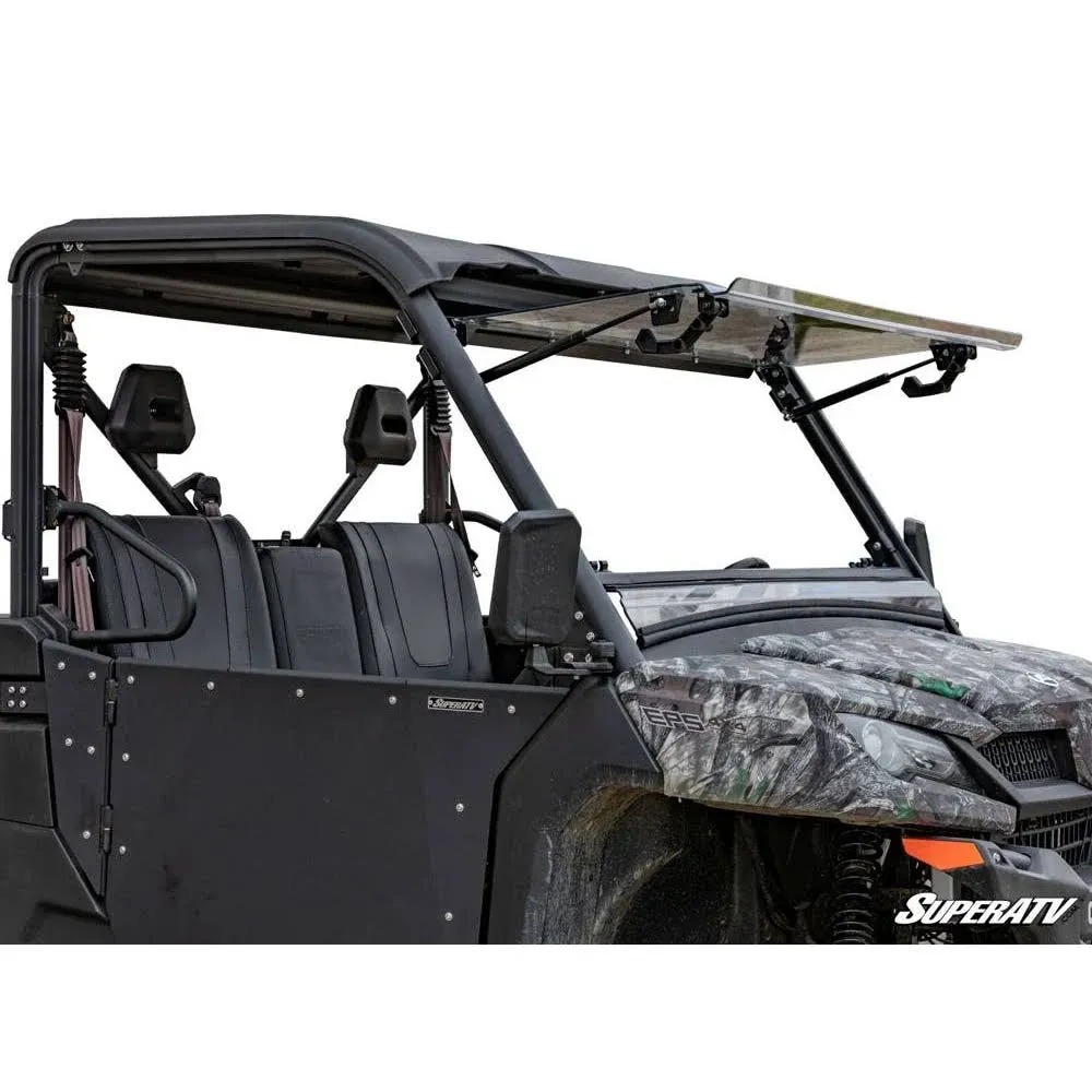 SuperATV CFMOTO UForce 1000 Scratch Resistant Flip Windshield