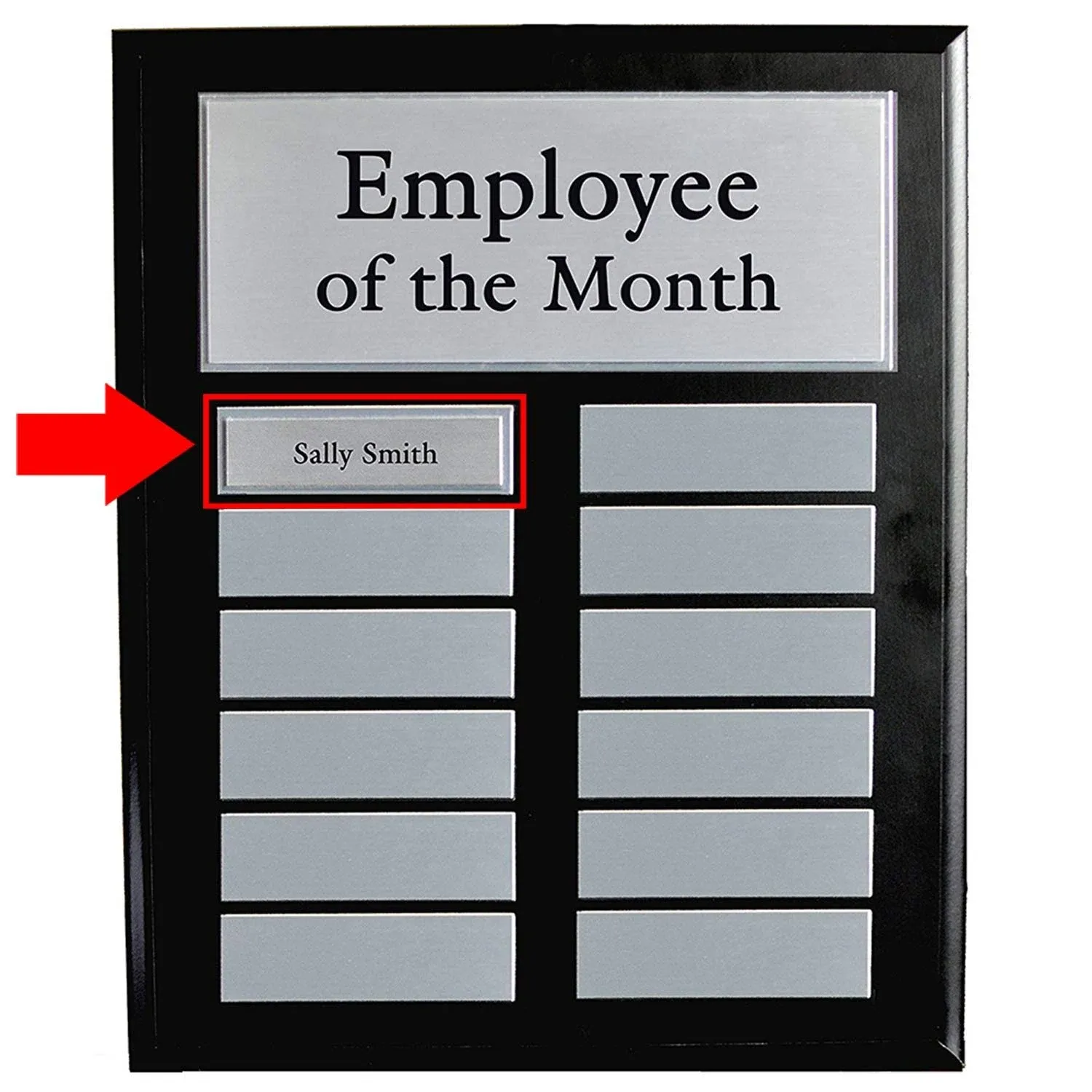 Employee of The Month Award - Perpetual Employee of The Month Plaque - 11" x 13 ...