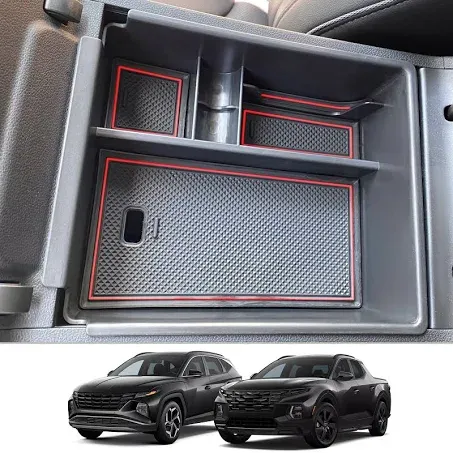 CDEFG Center Console Organizer Tray for 2022 2023 2024 Santa Cruz/ 2024 Tucso...