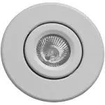 Nicor 4 in. White Recessed Gimbal Ring Trim 14558WH