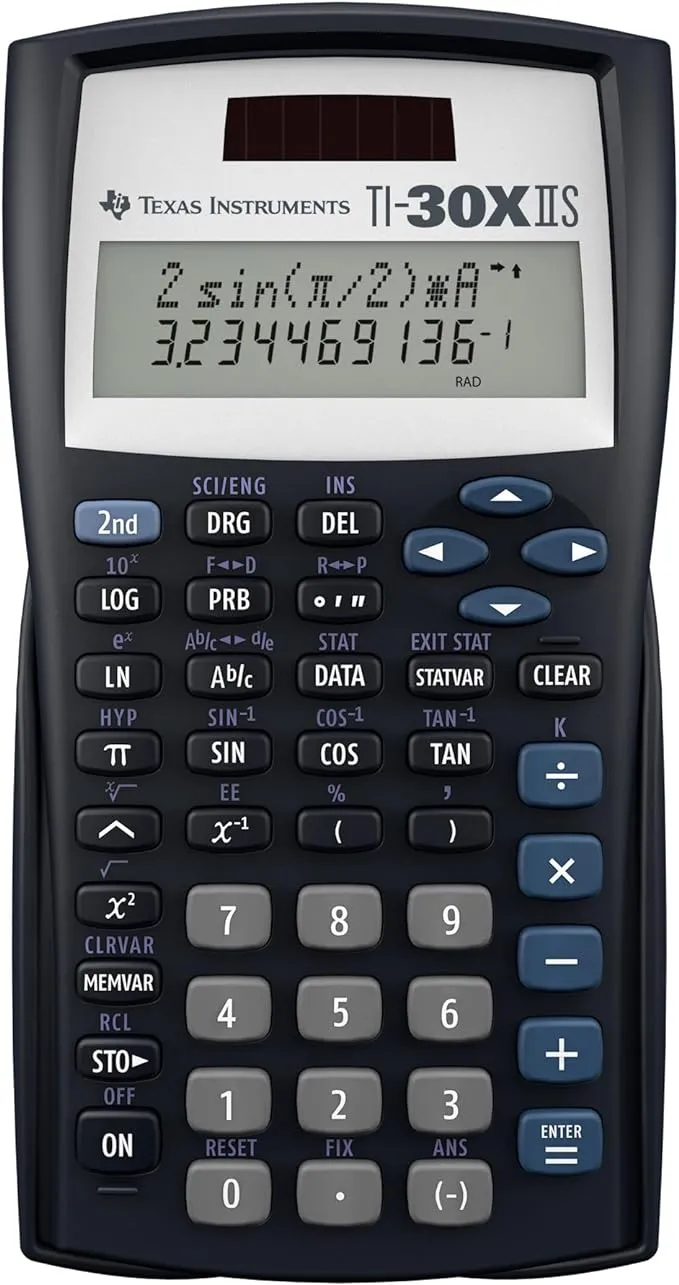 Texas Instruments Ti-30xiis Scientific Calculator - Raspberry